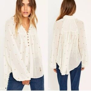 Free people sheer blouse